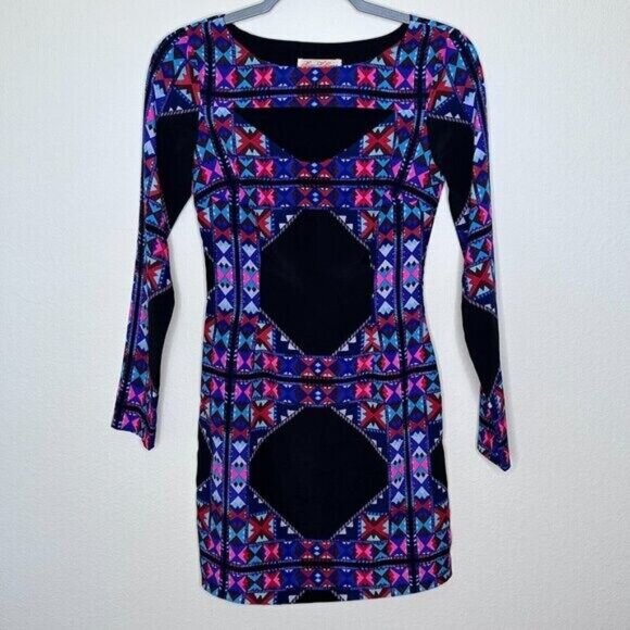 Mara Hoffman Front Cutout Dress in Rider Black Size 0 Pre-owned - Picture 2 of 12